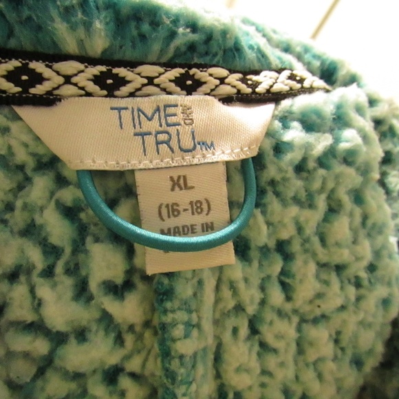 Time and Tru Women's Mint Jacket - Picture 2 of 4
